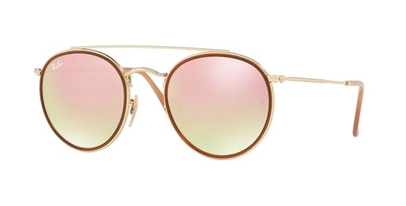 Ray-Ban Round Double Bridge RB3647N 001/7O | Ohgafas.com