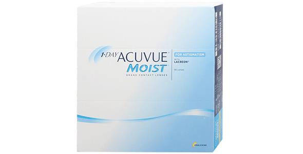 One Day Acuvue Moist For Astigmatism 90 pack | Ohgafas.com