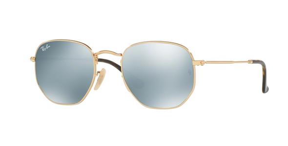 Ray-Ban Hexagonal Flat Lenses RB3548N 001/30 | Ohgafas.com